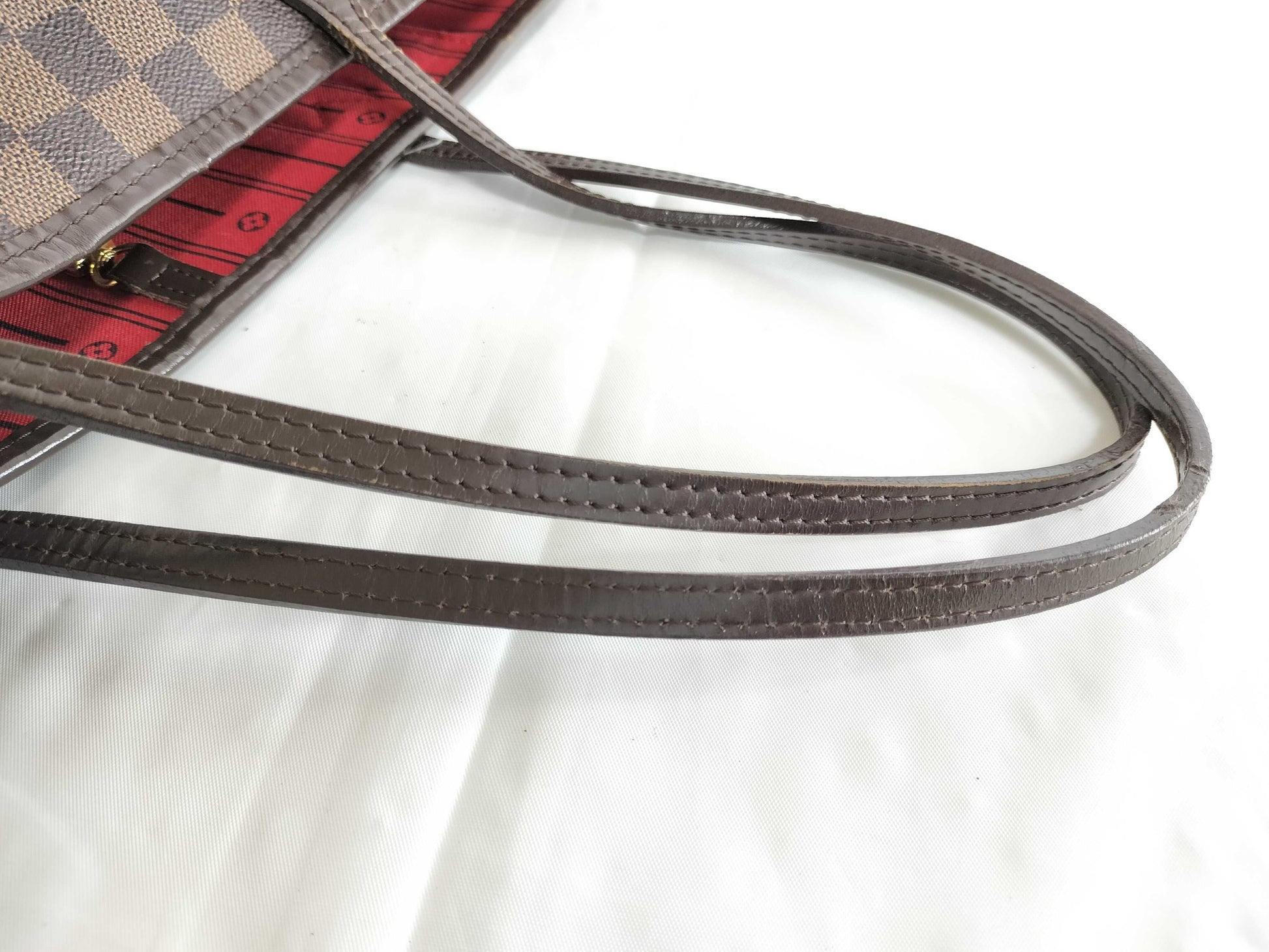 LOUIS VUITTON Damier N41358 Neverfull MM Tote Bag