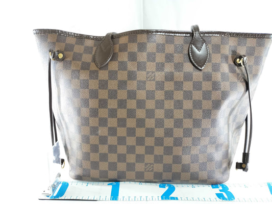 LOUIS VUITTON Damier N41358 Neverfull MM Tote Bag