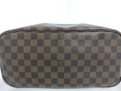 LOUIS VUITTON Damier N41358 Neverfull MM Tote Bag