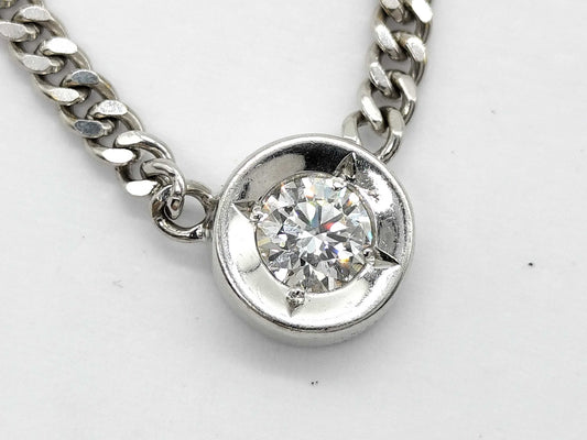 D0.311ct K18WG 12.6g Necklace 