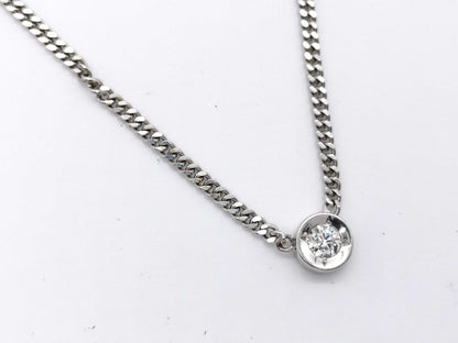 D0.311ct K18WG 12.6g Necklace 