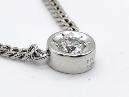 D0.311ct K18WG 12.6g Necklace 