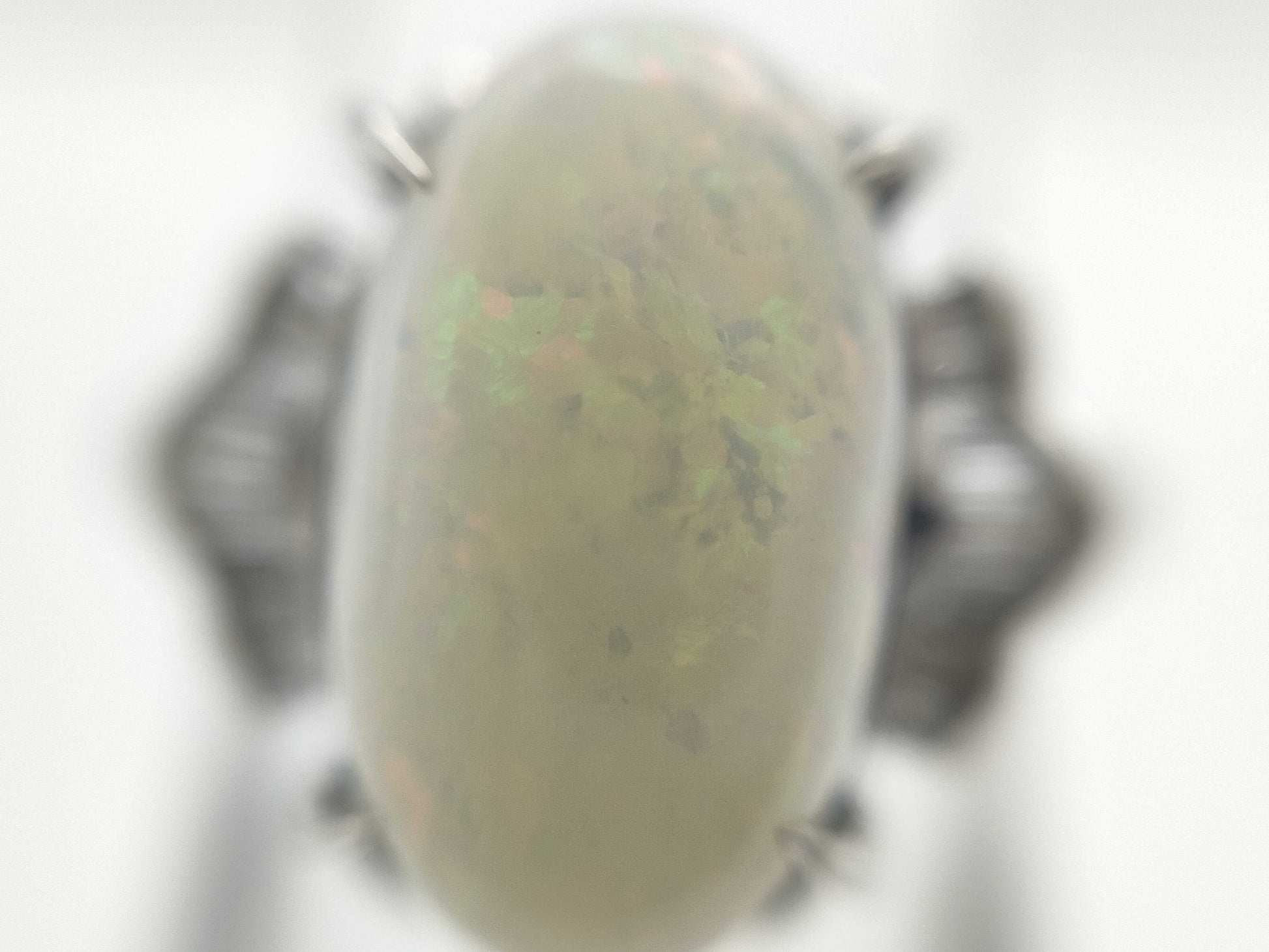 OP 3.26ct D 0.22ct PT900 8.8g Ring 