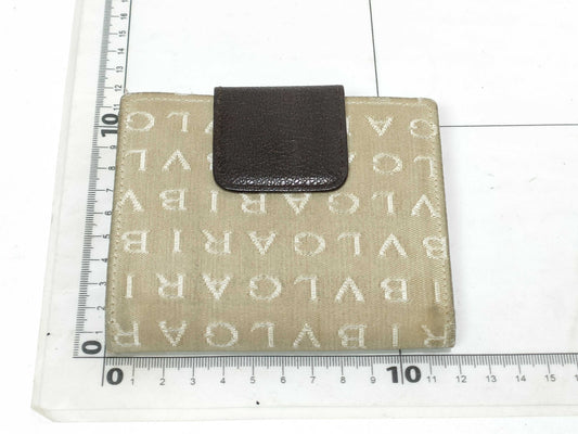 BVLGARI B.zero Bifold Wallet Canvas Wallet