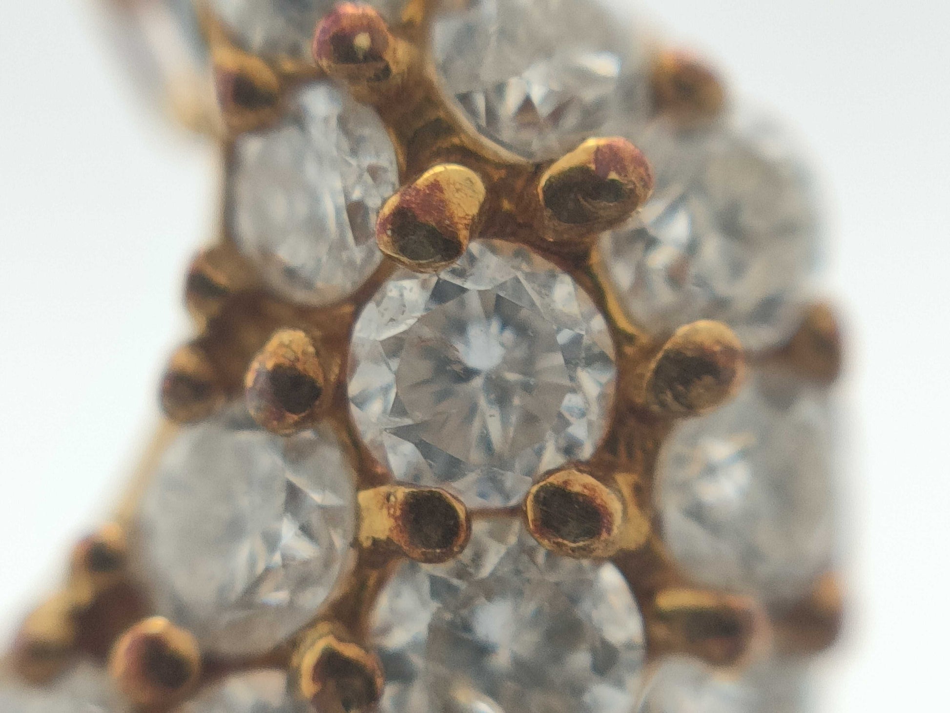Diamond K18 1.4g Necklace 