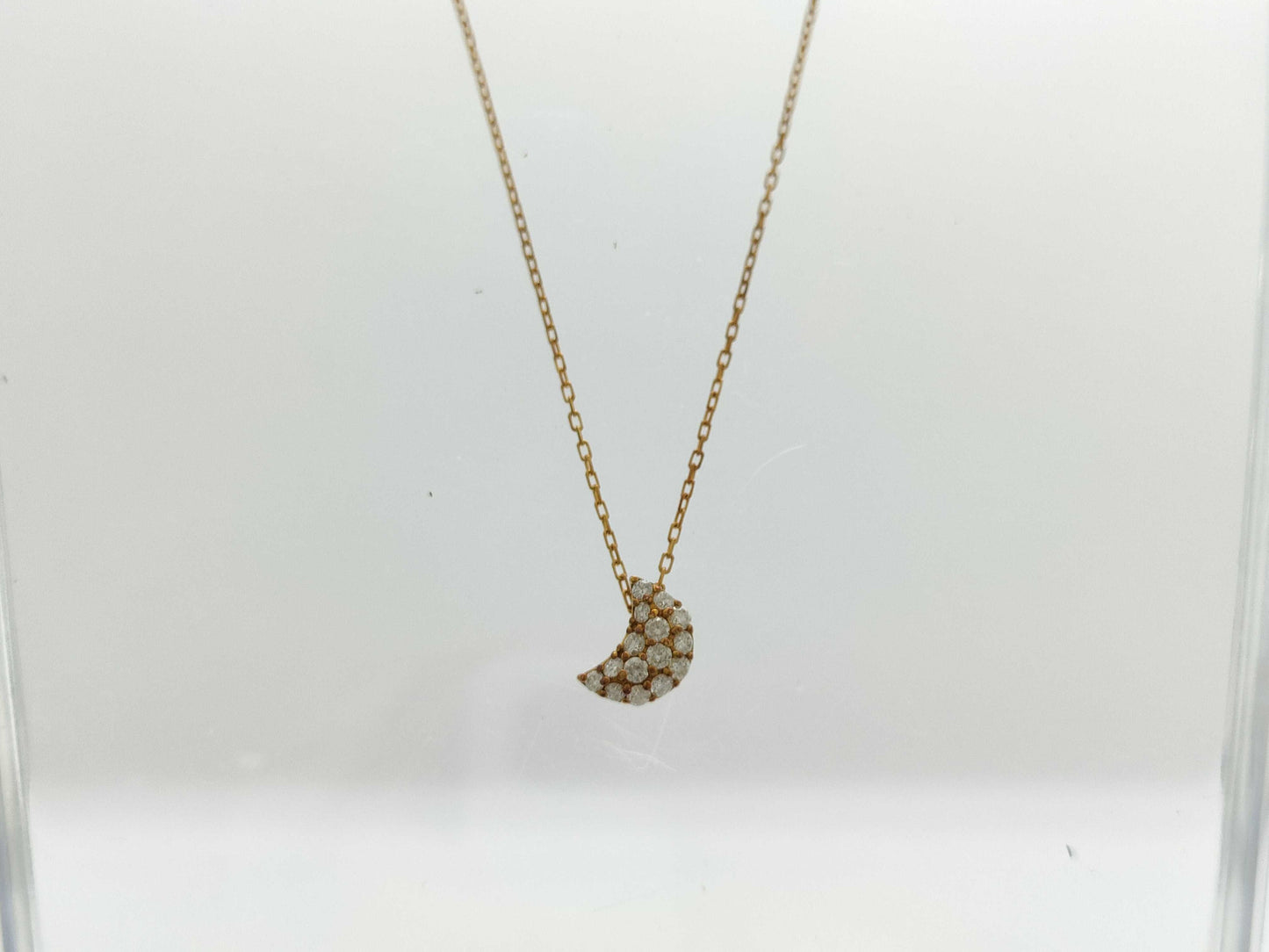 Diamond K18 1.4g Necklace 