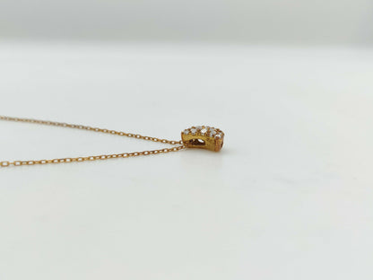 Diamond K18 1.4g Necklace 