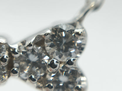 D0.24ct K18WG 1.7g Necklace 