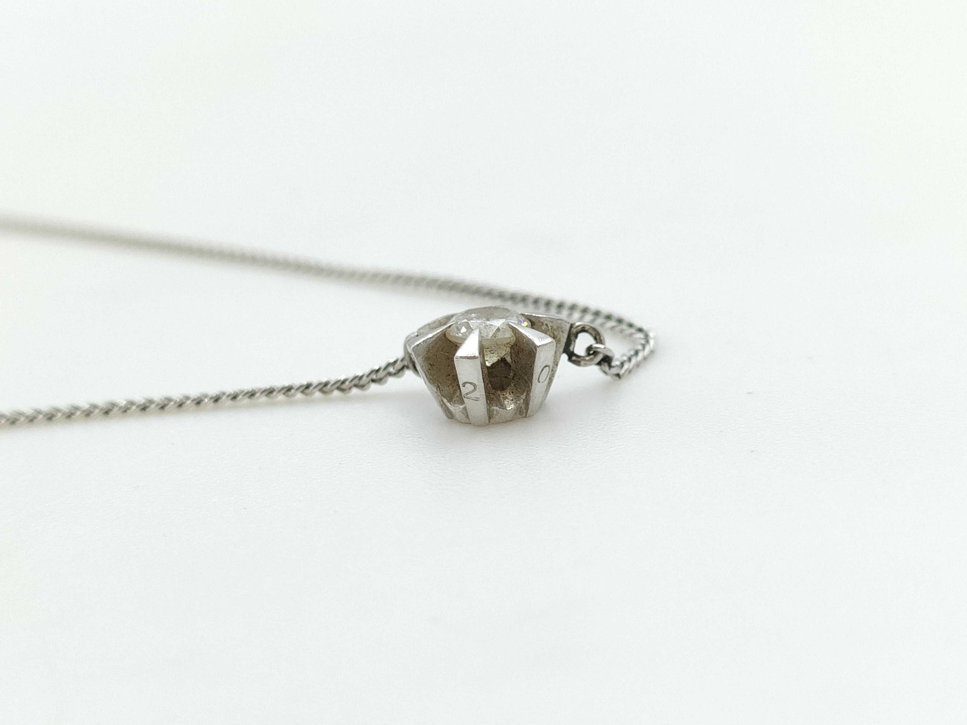 D0.20ct PT850 2.9g Necklace 