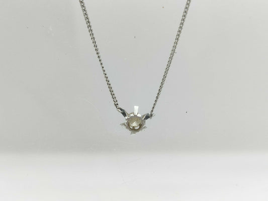 D0.20ct PT850 2.9g Necklace 