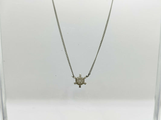 D0.20ct PT850 2.9g Necklace 