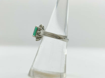 E0.82ct Diamond PT850 5.2g Ring 