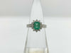 E0.82ct Diamond PT850 5.2g Ring 