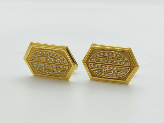D0.30ct K22 20.8g Tie pin/cufflinks 