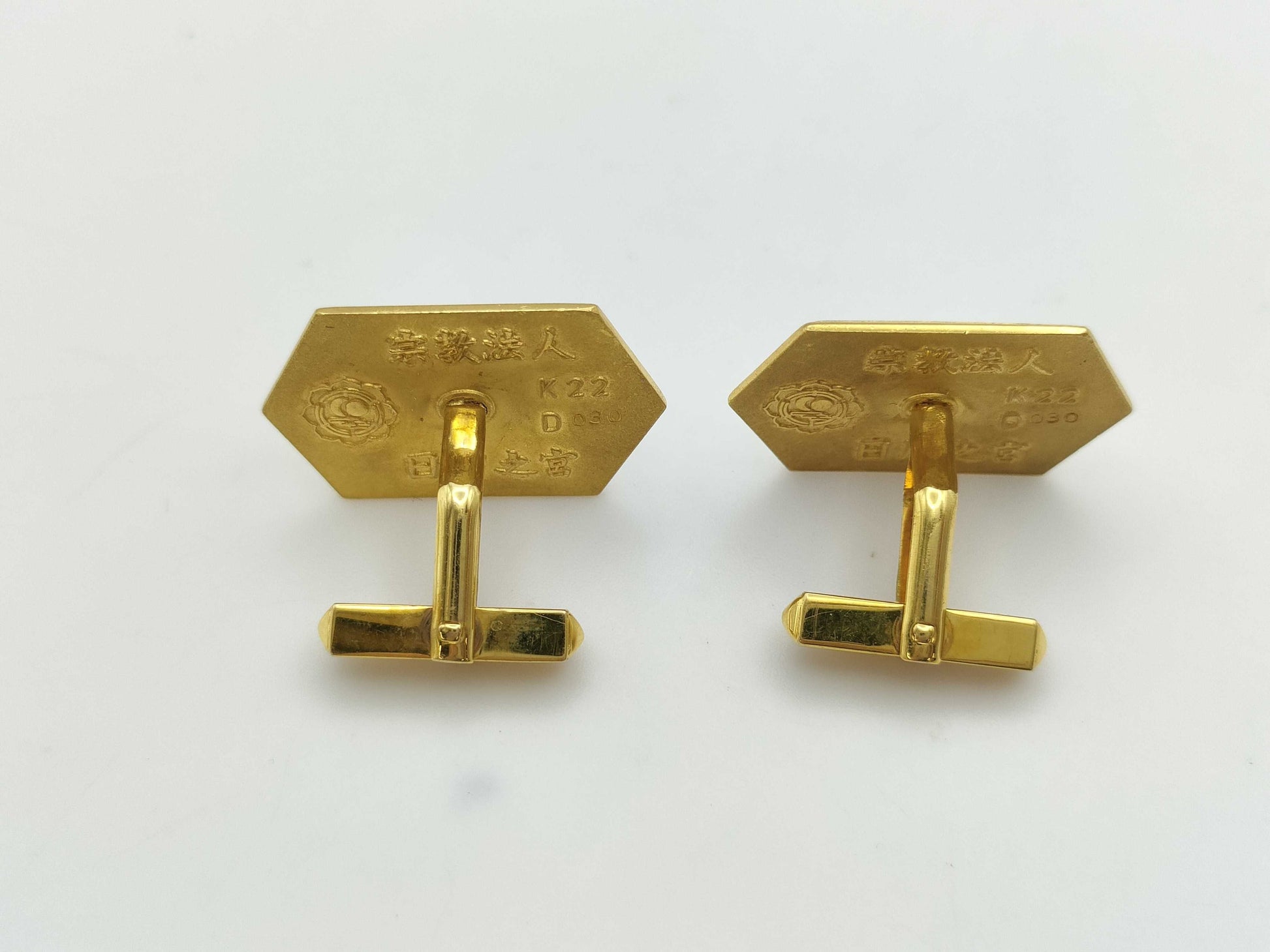 D0.30ct K22 20.8g Tie pin/cufflinks 