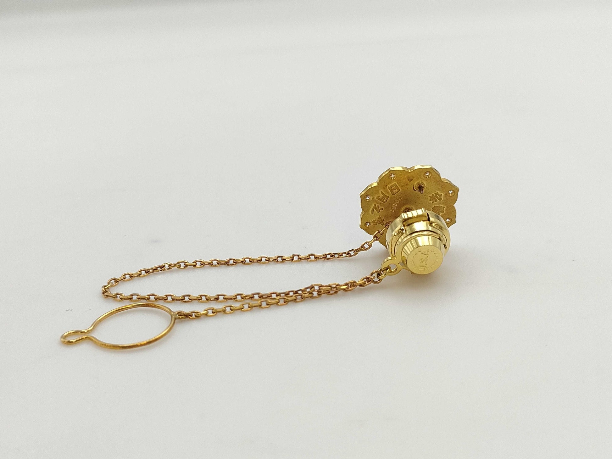 Ruby, D0.101ct, 6.5g, K22/K18, Brooch 