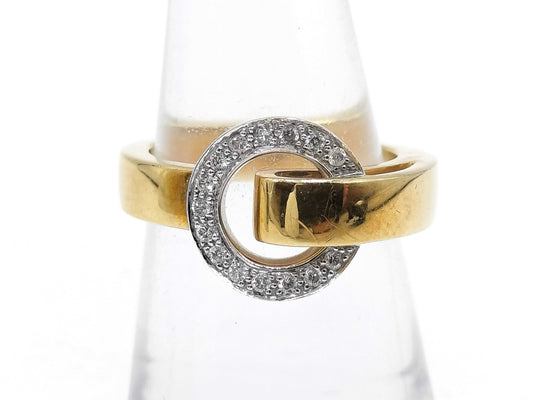 D0.10ct K18 7.2g Ring 