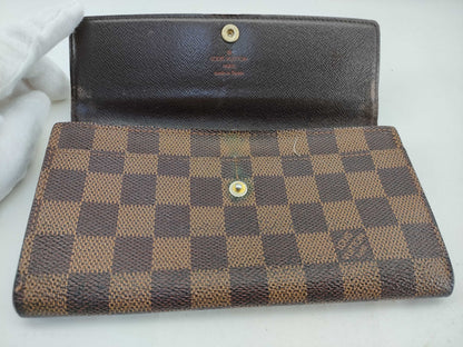 LOUIS VUITTON Damier Pochette Porte Monnaie Credit N61725 Wallet