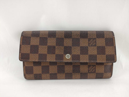 LOUIS VUITTON Damier Pochette Porte Monnaie Credit N61725 Wallet
