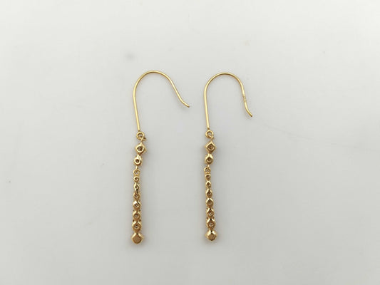 Diamond K18 1.8g Earrings 