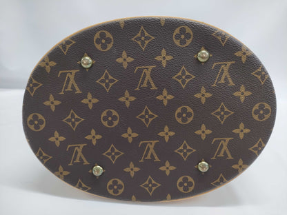LOUIS VUITTON Monogram Bucket GM Shoulder Bag 
