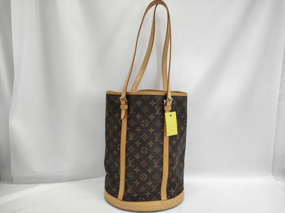 LOUIS VUITTON Monogram Bucket GM Shoulder Bag 