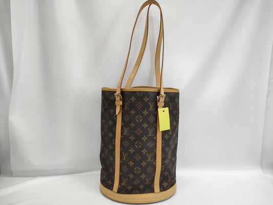 LOUIS VUITTON Monogram Bucket GM Shoulder Bag 