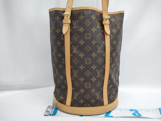 LOUIS VUITTON Monogram Bucket GM Shoulder Bag 