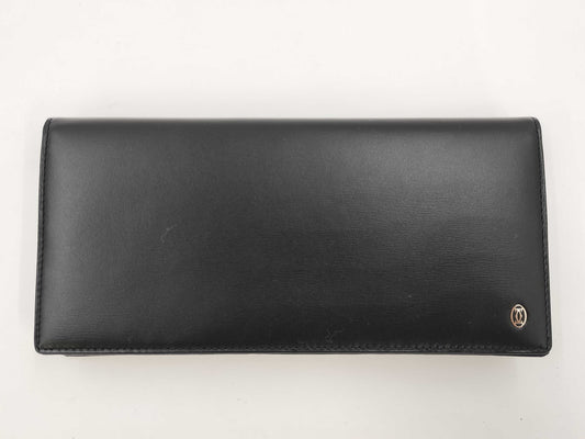 (10461_0060) Cartier Leather Long Wallet Wallet