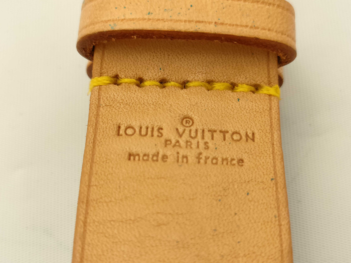 LOUIS VUITTON Damier Pochette Cre/Nume Leather Accessory Set Coin Case