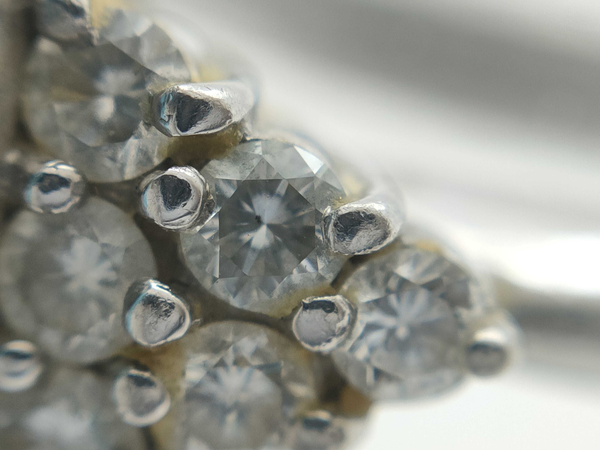 Blue Topaz 13.66ct D0.40ct PT900 12.2g Ring 