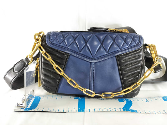 Miu Miu Leather Shoulder Bag with Peeling Shoulder Strap
