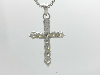 D1.00ct Pt900/850 11.0g Necklace 