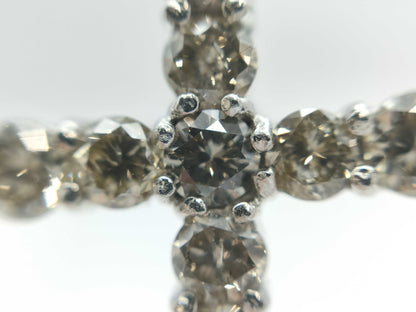 D1.00ct Pt900/850 11.0g Necklace 