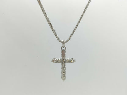 D1.00ct Pt900/850 11.0g Necklace 