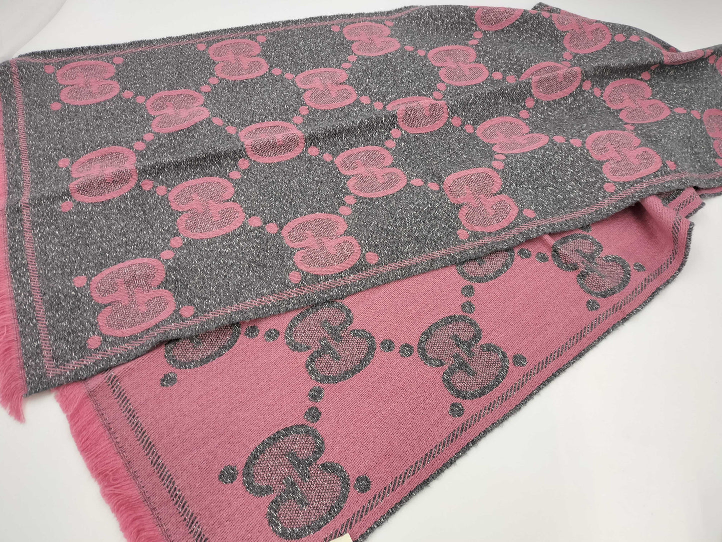 (10462_0153) GUCCI 598993 GG pattern muffler muffler