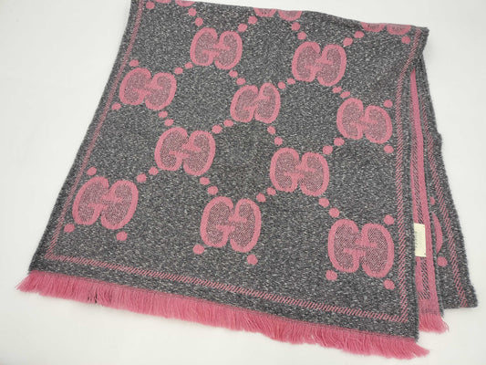 (10462_0153) GUCCI 598993 GG pattern muffler muffler