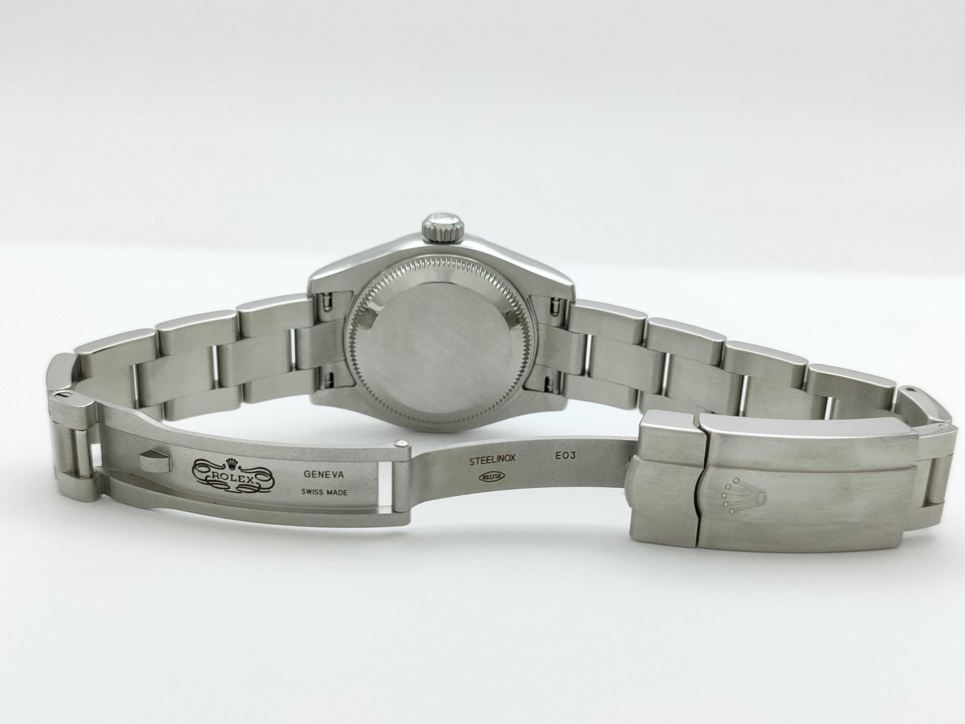 ROLEX 176200 M145909 Silver Dial Women's Watch