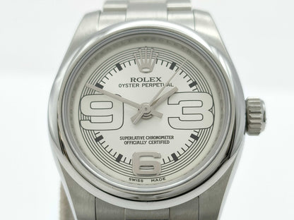 ROLEX 176200 M145909 Silver Dial Women's Watch