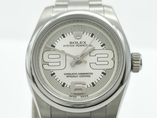 ROLEX 176200 M145909 Silver Dial Women's Watch