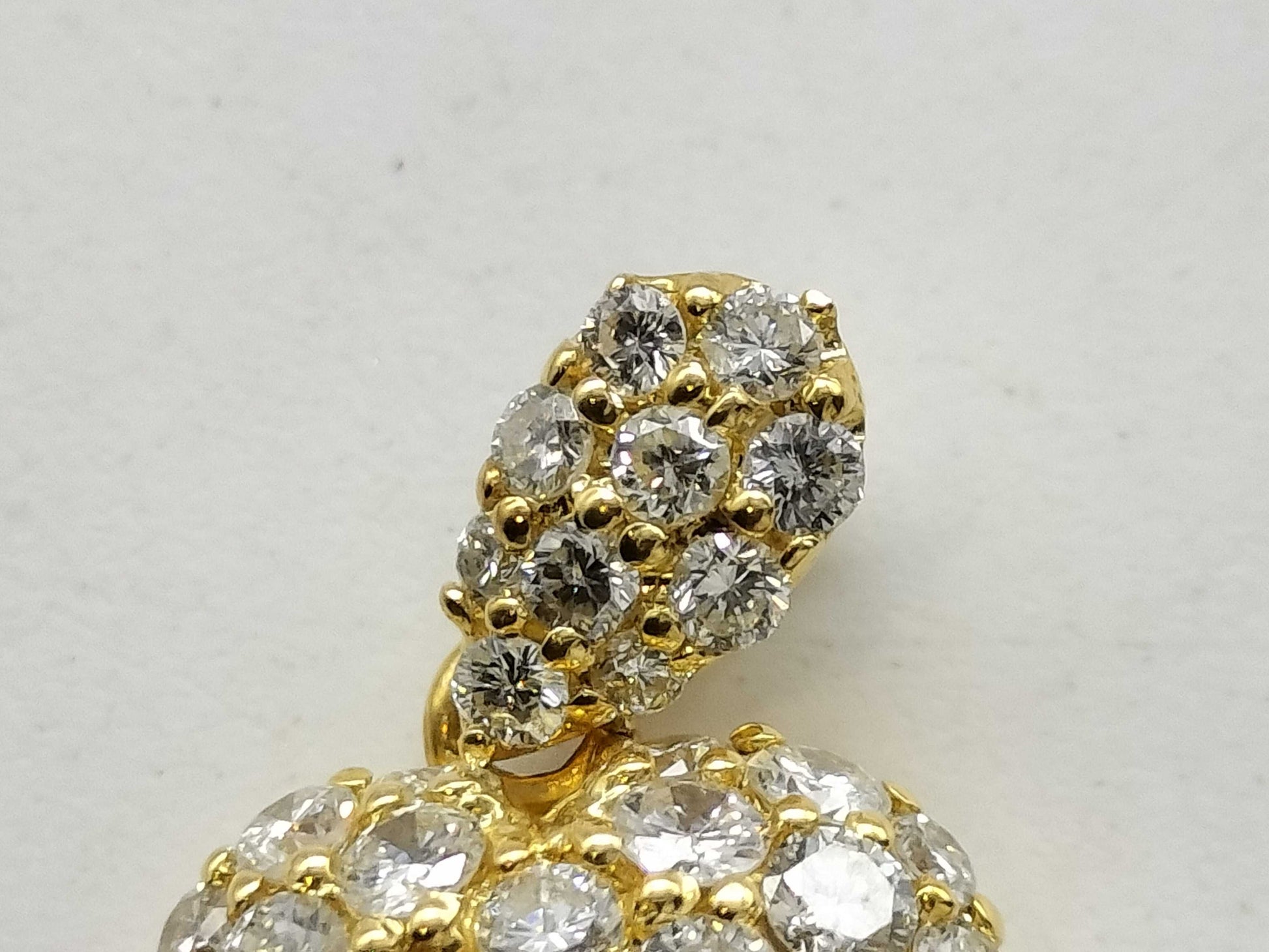 D1.15ct K18 2.0g Pendant Top 