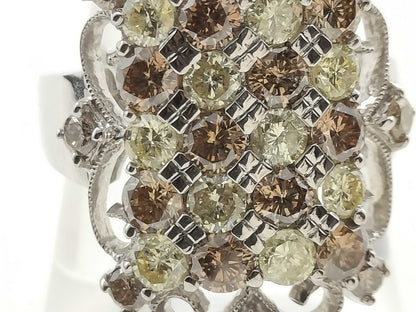 D3.50ct K18WG 9.5g Ring 