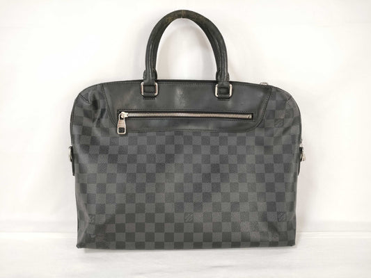 LOUIS VUITTON Damier N41589 Porte-documentaire Damier Cobalt Business Bag