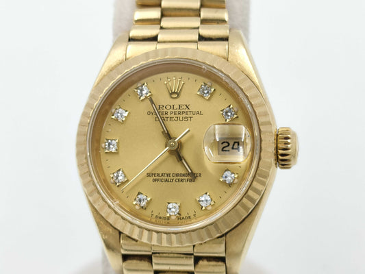 ROLEX 69178G R400592 Champagne Dial Women's Watch