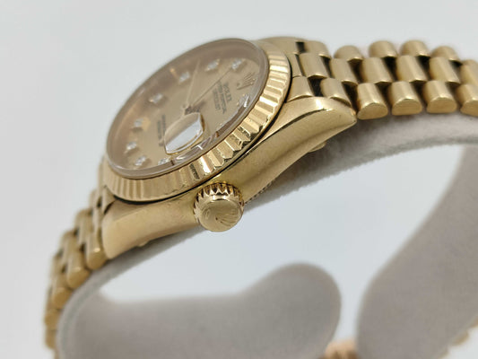 ROLEX 69178G R400592 Champagne Dial Women's Watch