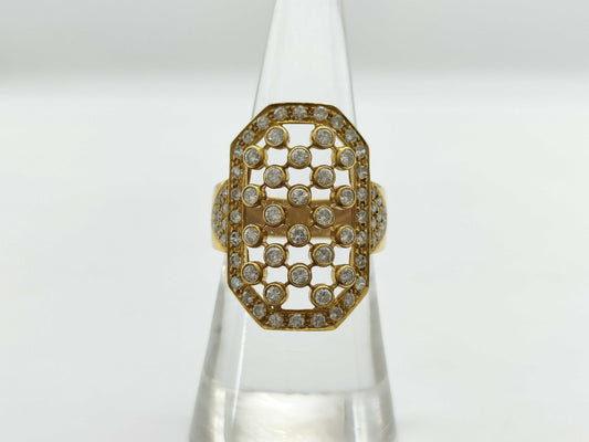 D1.05ct K18 7.4g Ring 