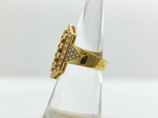 D1.05ct K18 7.4g Ring 