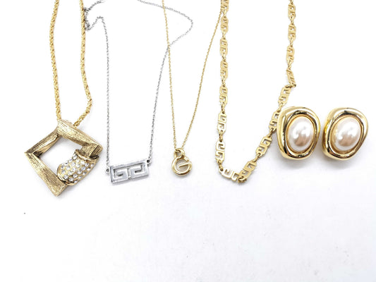 GIVENCHY 36. YSL Givenchy 5-piece accessory necklace