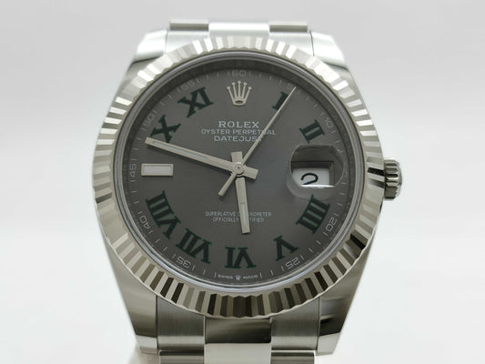 ROLEX 126334 NA882424 Slate Roman Oyster Men's Watch