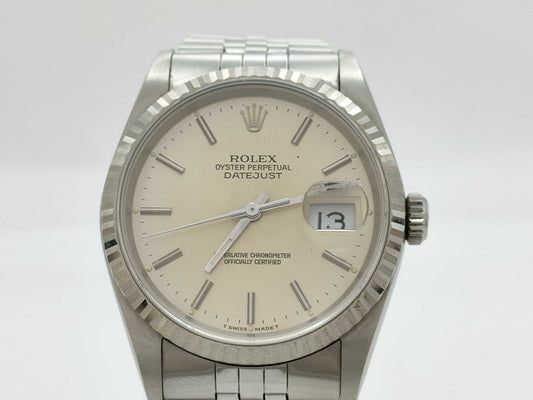 ROLEX 16234 E236684 Silver Dial Boys' Watch